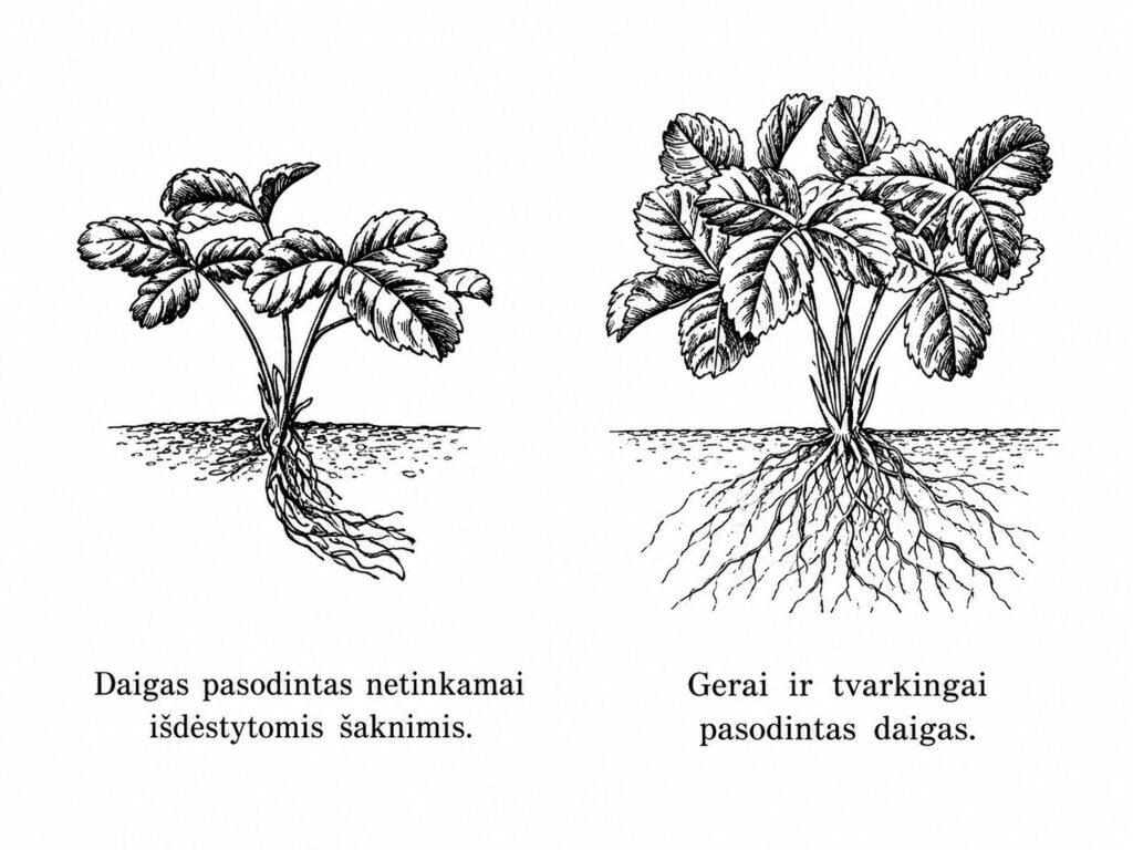 Daigų sodinimas